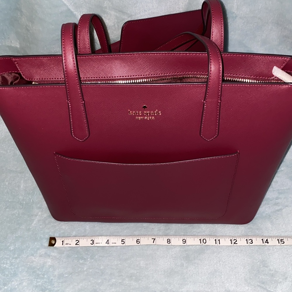 🤩BEAUTIFUL KATE SPADE ♠️ Staci pvc large tote set - Picture 15 of 16